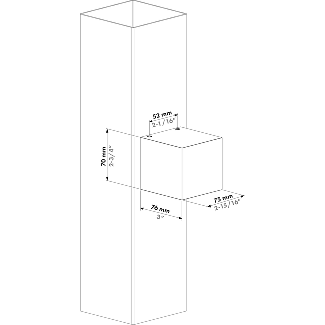 Helios Cube - Kubusvormige wandverlichting