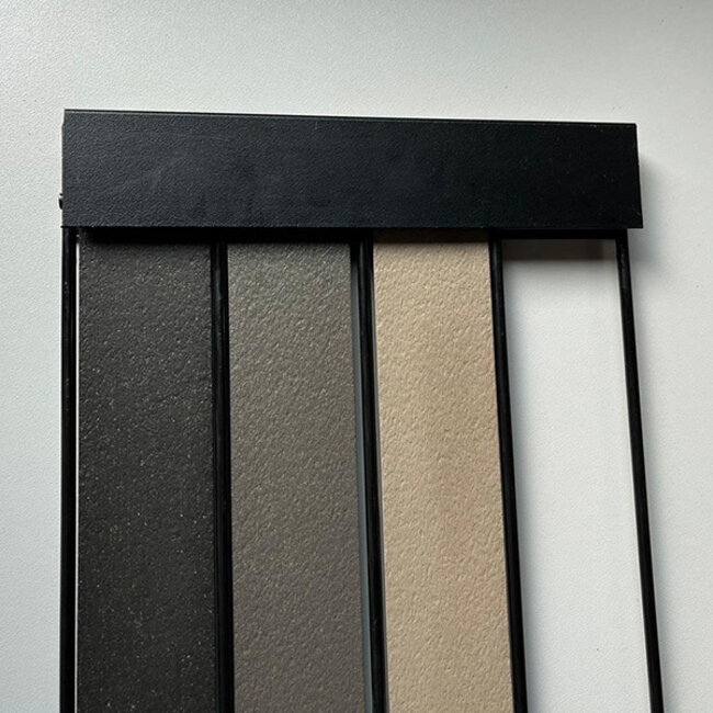 Aluminium afwerkprofiel voor lamellen