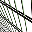 Compleet Pakket Dubbelstaafmat hekwerk 6/5/6mm - Gecoat