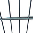Compleet Pakket Dubbelstaafmat hekwerk 6/5/6mm - Gecoat