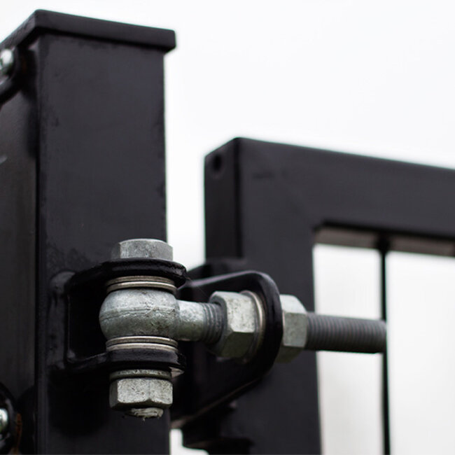 Looppoort dubbelstaafmat - gecoat 8/6/8 mm