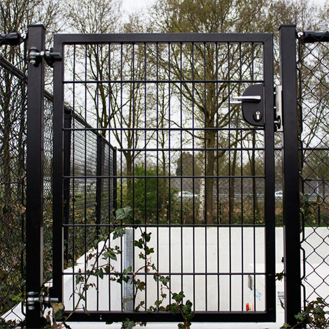 Looppoort dubbelstaafmat - gecoat 8/6/8 mm