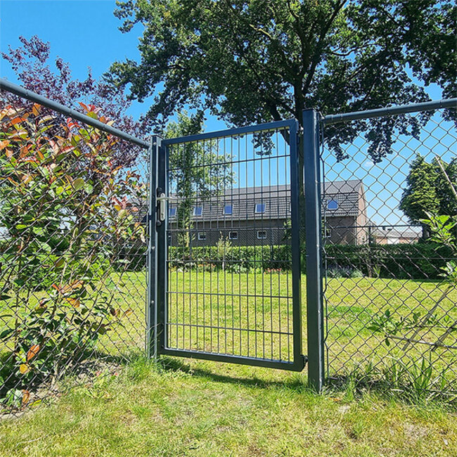 Looppoort dubbelstaafmat 6/5/6 mm - gecoat