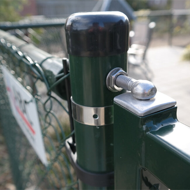 Tuinpoort Basic - gecoat - enkelstaafmat vulling