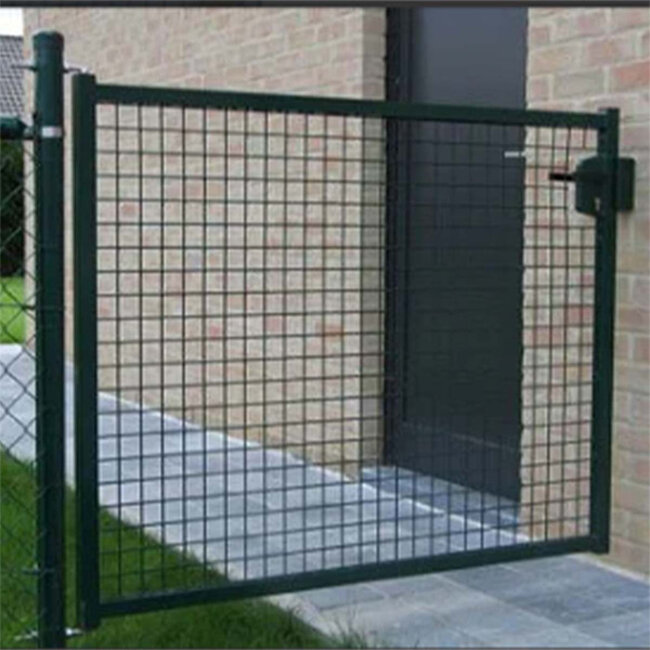 Tuinpoort Basic - gecoat - enkelstaafmat vulling