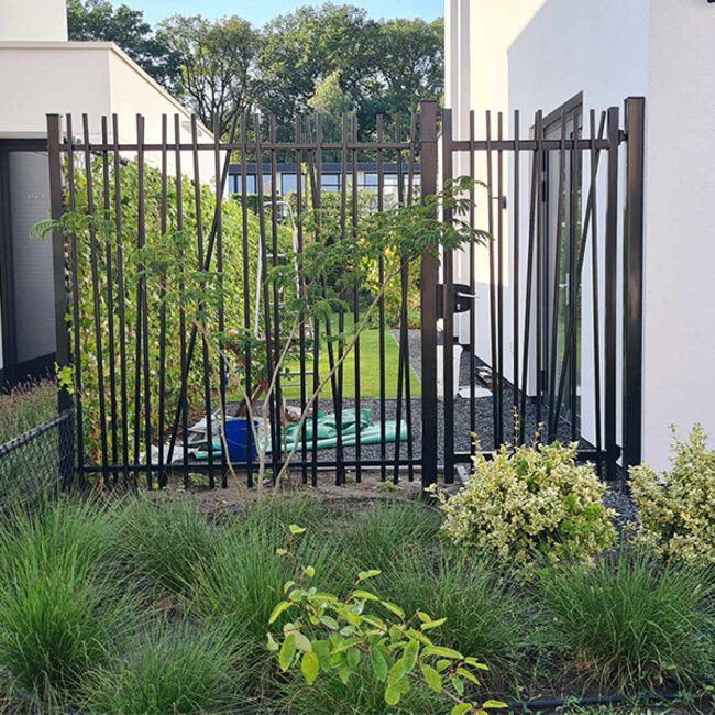 Complete set Mikado spijlenhekwerk