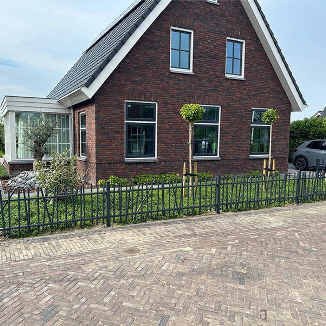 Complete set Mikado spijlenhekwerk