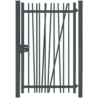 Spijlenpoort Mikado - Gecoat