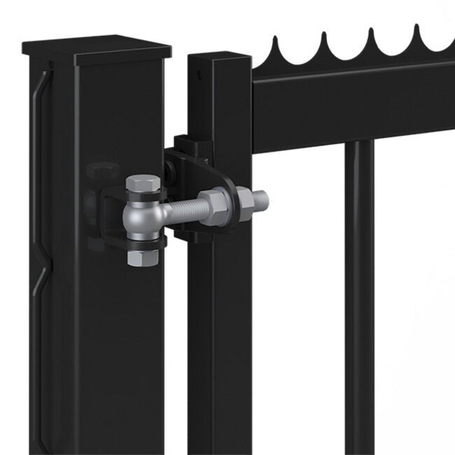 Spijlenpoort dubbel Excellent verzinkt - complete set