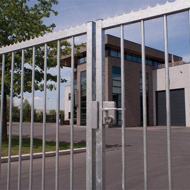 Spijlenpoort dubbel Excellent verzinkt - complete set