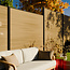 WPC scherm premium compleet (zonder palen) - horizontaal