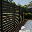 Aluminium scherm lamellen compleet (zonder palen)