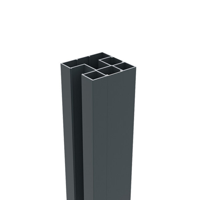 Aluminium paal 75 x 75 mm