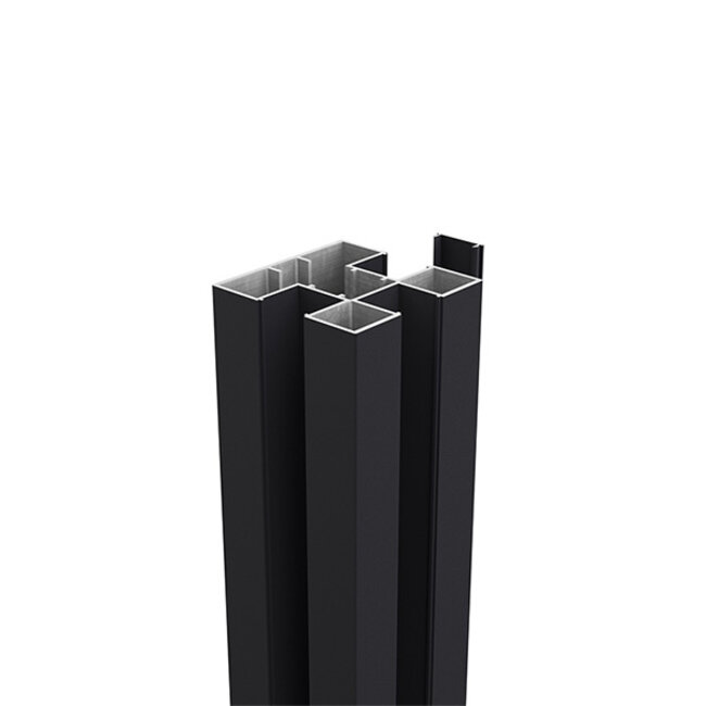 Aluminium paal 75 x 75 mm