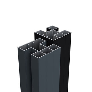 Fiberdeck Aluminium paal 75 x 75 mm