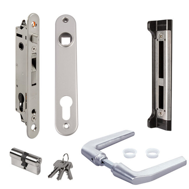 Complete set - Fortyset - insteekslot + slotvanger