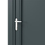 Aluminium poort met dichte vulling