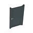 Aluminium poort met dichte vulling