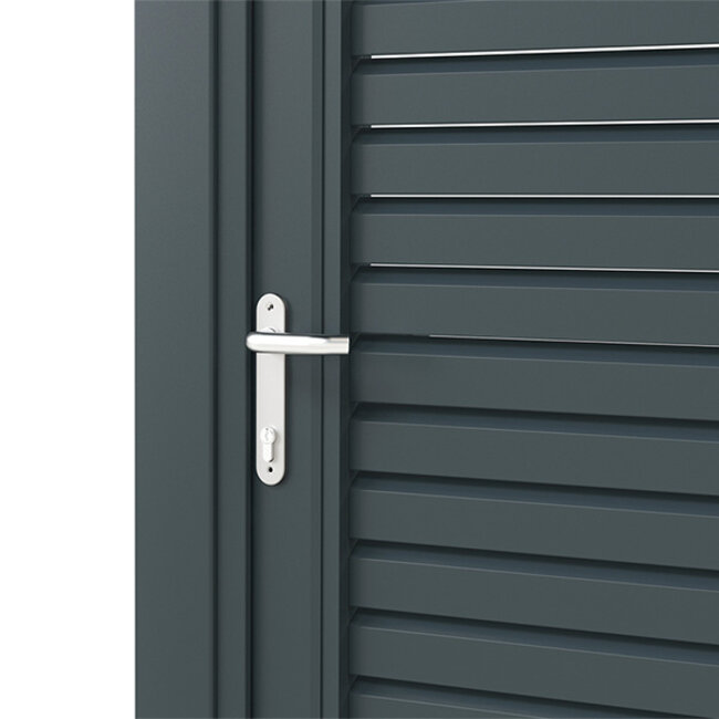 Aluminium poort - Lamellen
