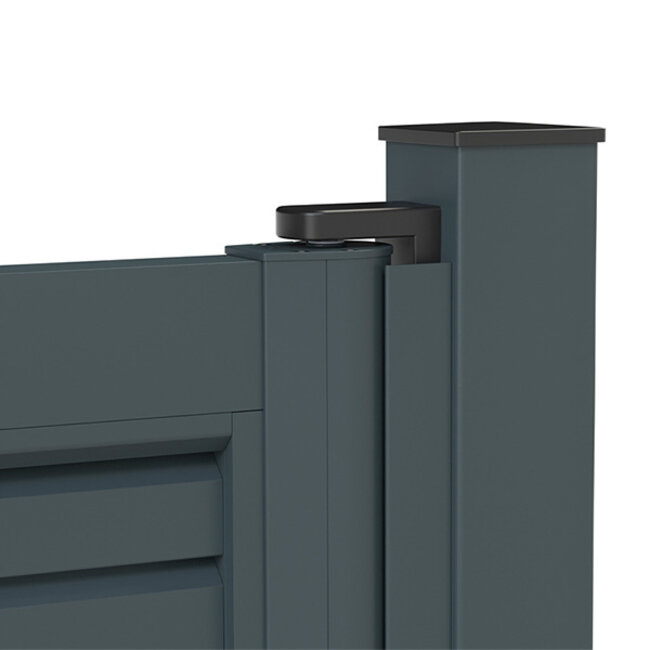 Aluminium poort - Lamellen