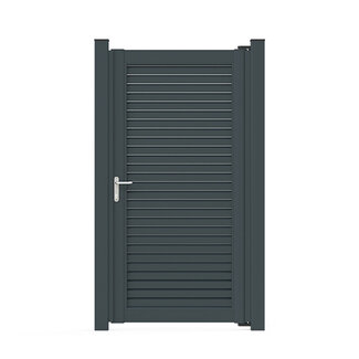 Aluminium poort - Lamellen