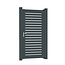 Aluminium poort met horizontale lamellen