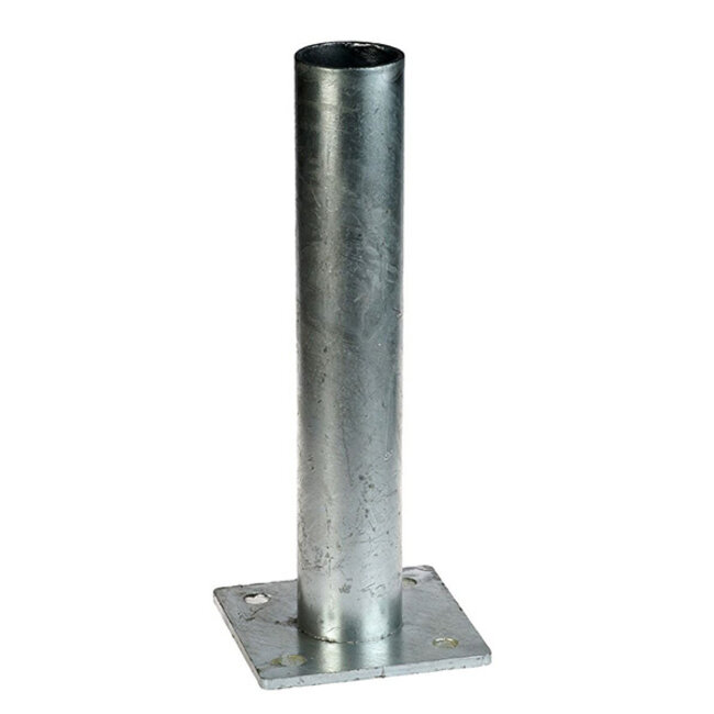 Voetplaat adapter t.b.v. paal ø60 mm