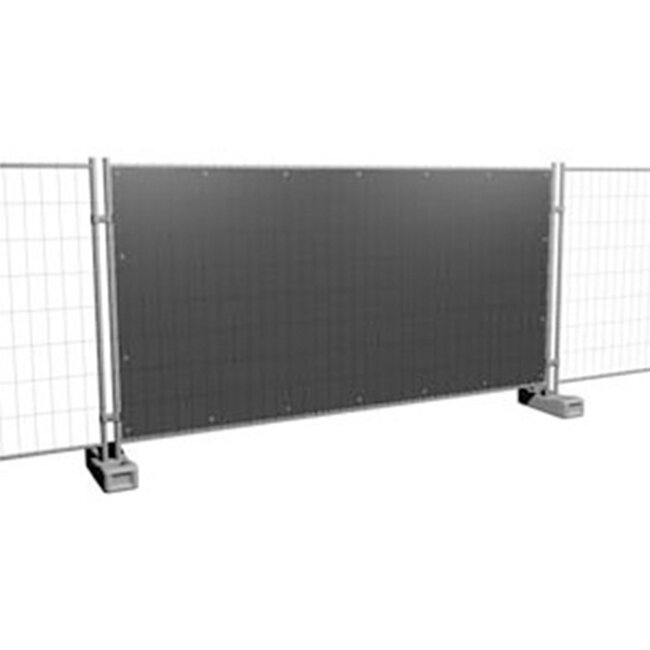 Bouwhek zeil (zwart, groen of blauw)