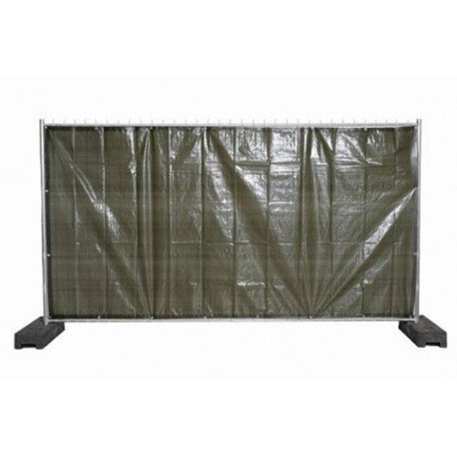 Bouwhek zeil (zwart, groen of blauw)