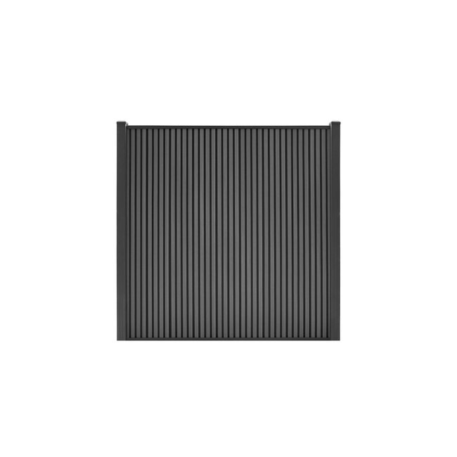 WPC scherm compleet verticaal - zonder palen - Highlander