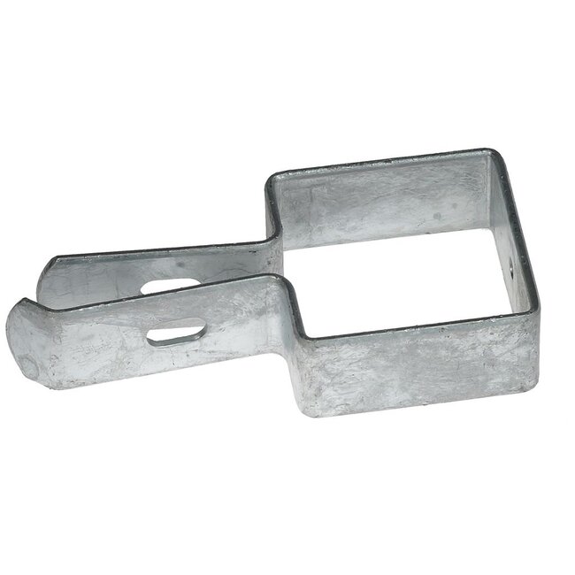 Langlip eindbeugel voor koker 60 x 60 mm