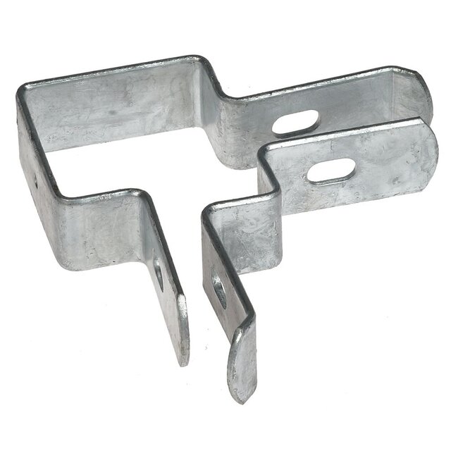 Langlip hoekbeugel voor koker 60 x 60 mm