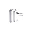 Poortsluiter Verticlose 2 Wall Locinox  Muuraansluiting