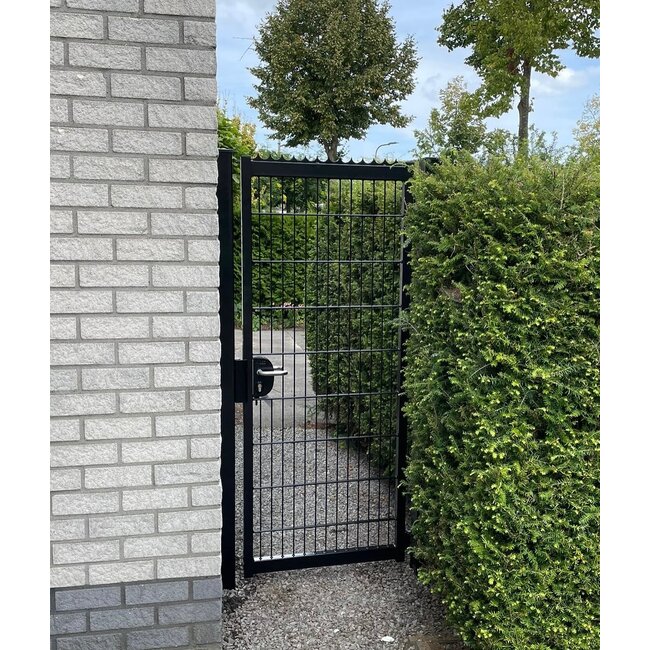 Looppoort dubbelstaafmat - gecoat 8/6/8 mm