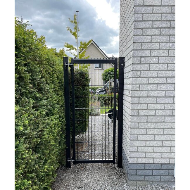 Looppoort dubbelstaafmat - gecoat 8/6/8 mm