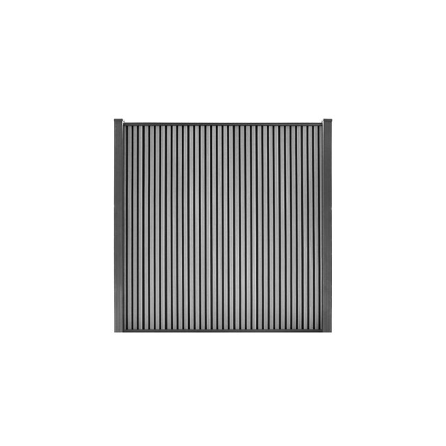 WPC scherm compleet verticaal - zonder palen - Highlander