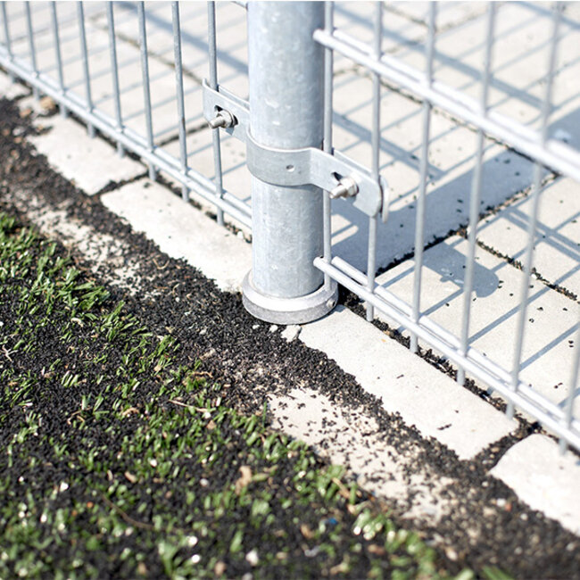 Compleet pakket dubbelstaafmat hekwerk - verzinkt