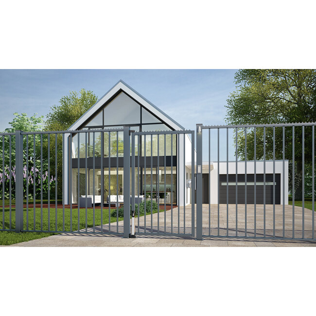 Onzichtbare hydraulische inbouw poortsluiter