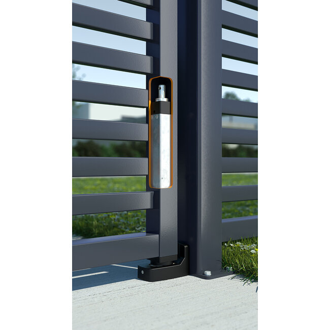 Onzichtbare hydraulische inbouw poortsluiter