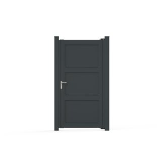 Aluminium poort - Privacy