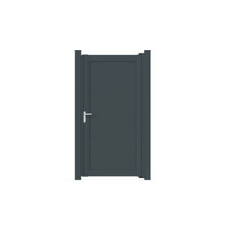 Aluminium poort - Tandgroef 100 horizontaal