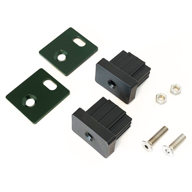 Spijlen muurbevestiging