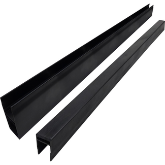 Aluminium start/stop lijst - WPC Direct