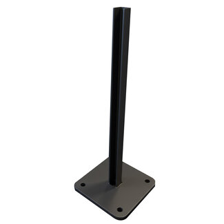 Voetplaat voor aluminiumpaal - WPC Direct