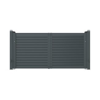 Dubbele aluminium poort - Shutter