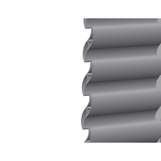 Dubbele aluminium poort - Shutter