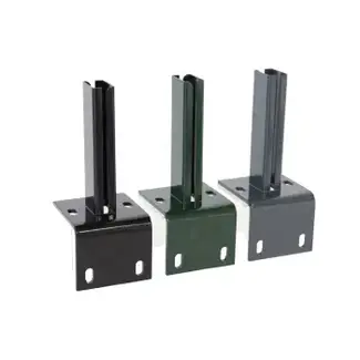 Voetplaat L- uitvoering 80 x 80 mm