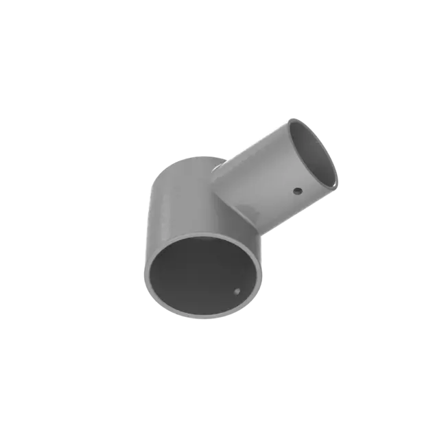 Alu-eindstuk ø 60 x 42 mm uitwendig