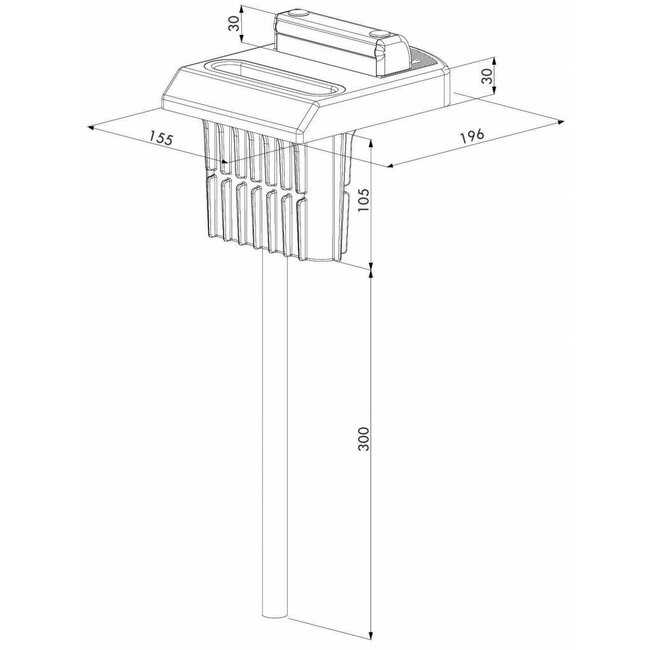 Niet gecentreerde grondstop OGS