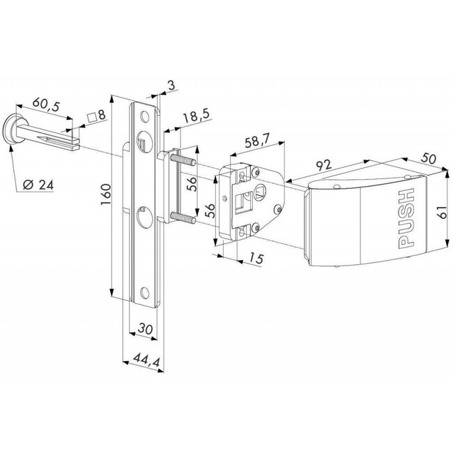 3006PUSH | Push-set Alu